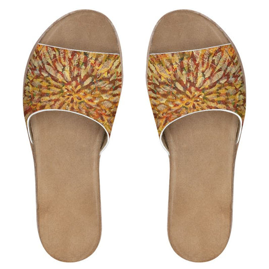 BURGEON Leather Sliders