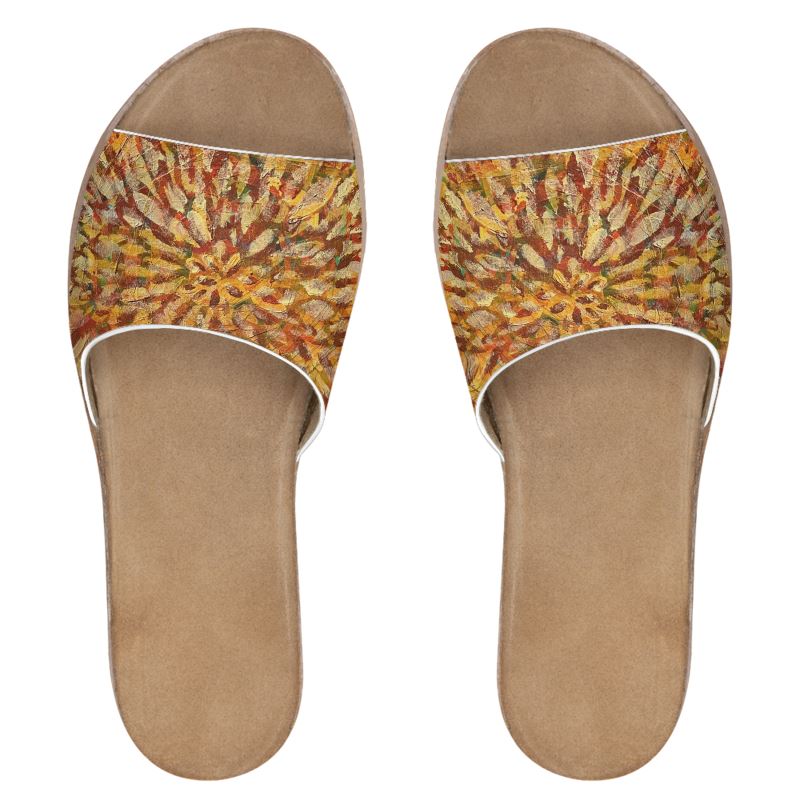 BURGEON Leather Sliders