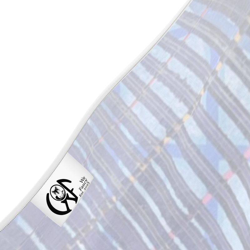 SKY IN MOTION Silk Backless Halter Dress