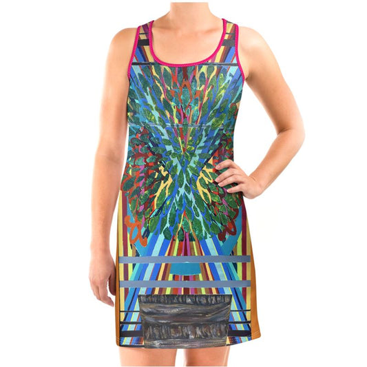 BOUNTIFULNESS Scuba Vest Dress