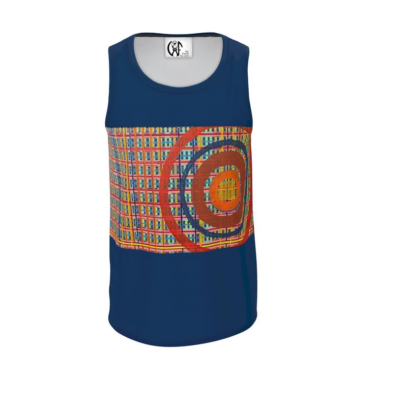 OPTICS Ribbed Neck Tank Top