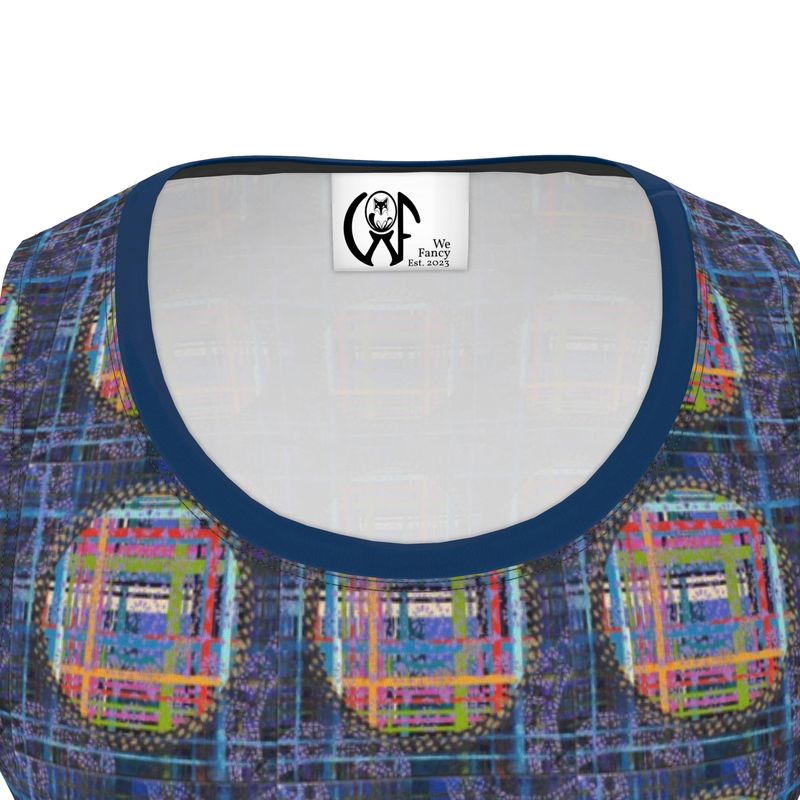 ANIMATED Ribbed Neck Tank Top