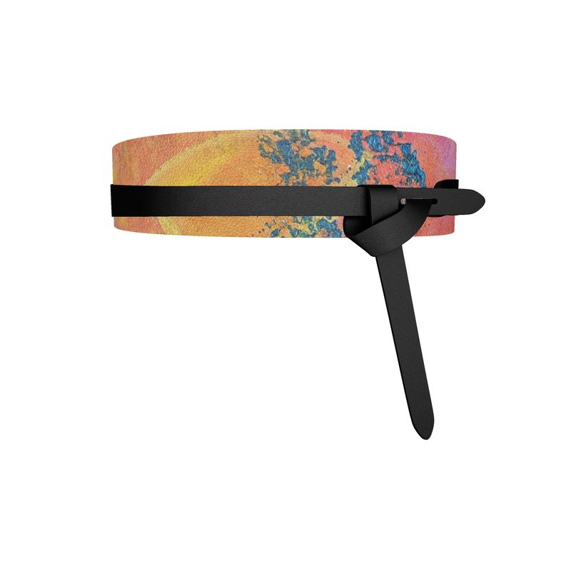 Womens Leather Wrap Belt