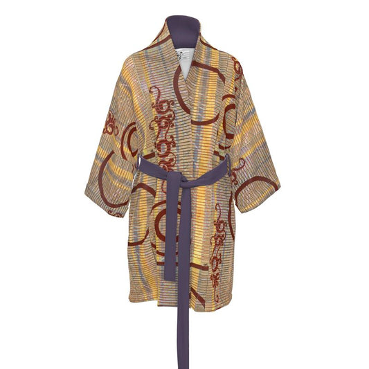 RENOIR, STILL LIFE WITH STRAWBERRIES Kimono Robe