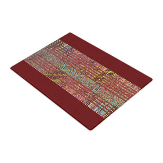 LET US LAY THE TABLE Glass Chopping Board