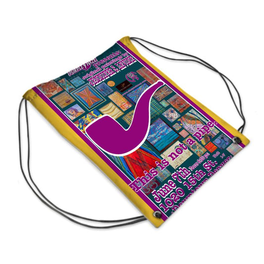 THIS IS NOT A PIPE Drawstring Bag