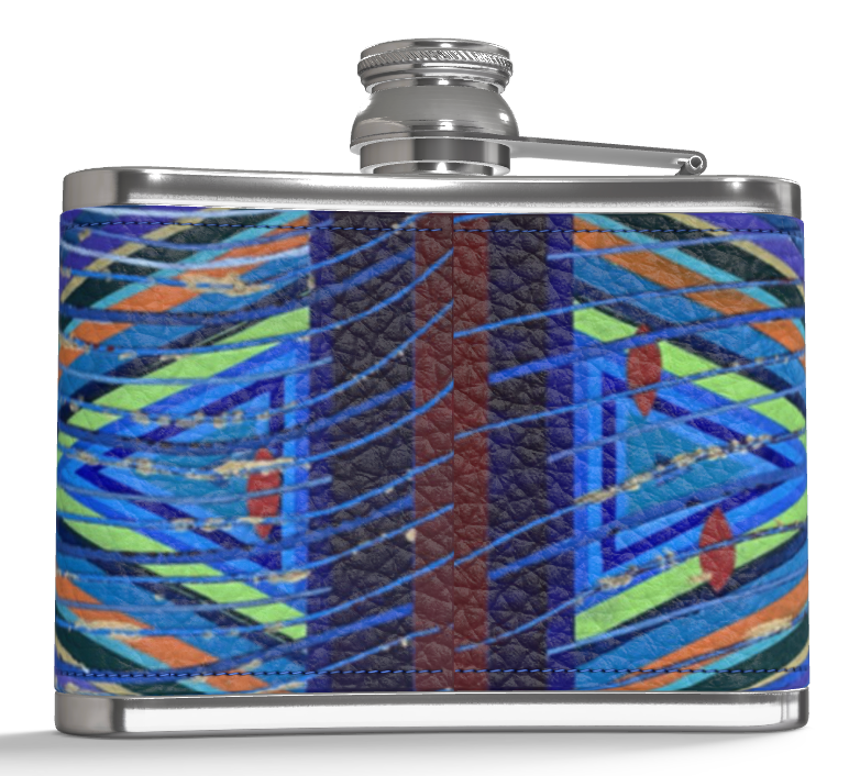 KINTSUGI Marlborough of England Hip Flask