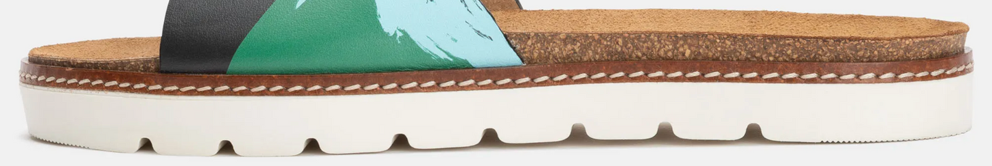 CATHEDRAL SETTING Leather Sliders
