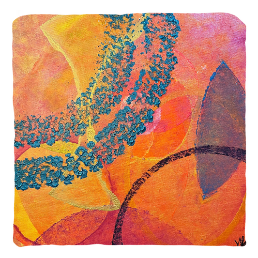 DIAPHANOUS Faux Suede Throw Pillows