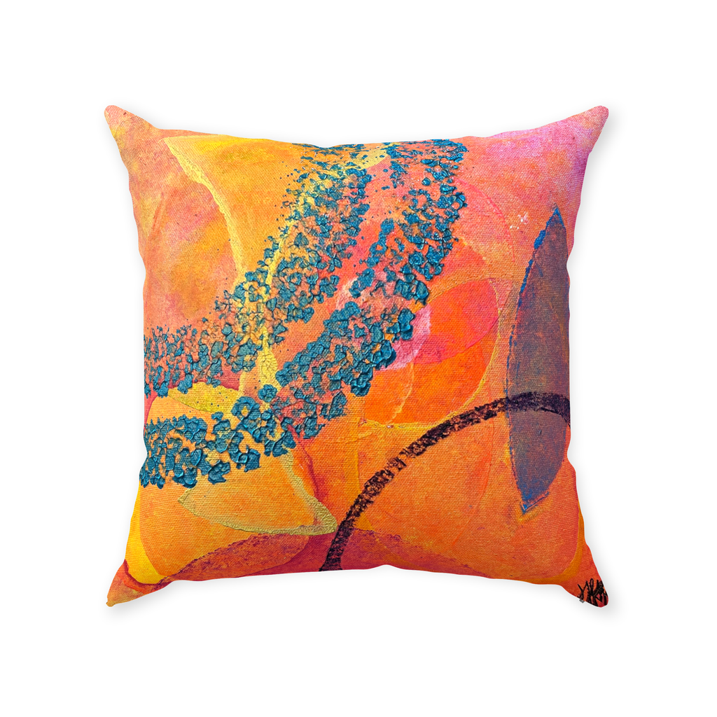 DIAPHANOUS Faux Suede Throw Pillows