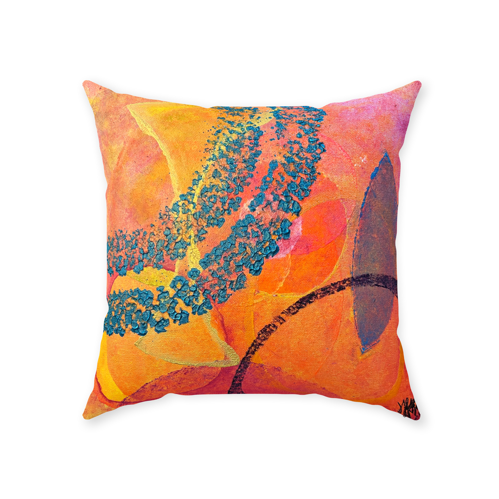 DIAPHANOUS Faux Suede Throw Pillows