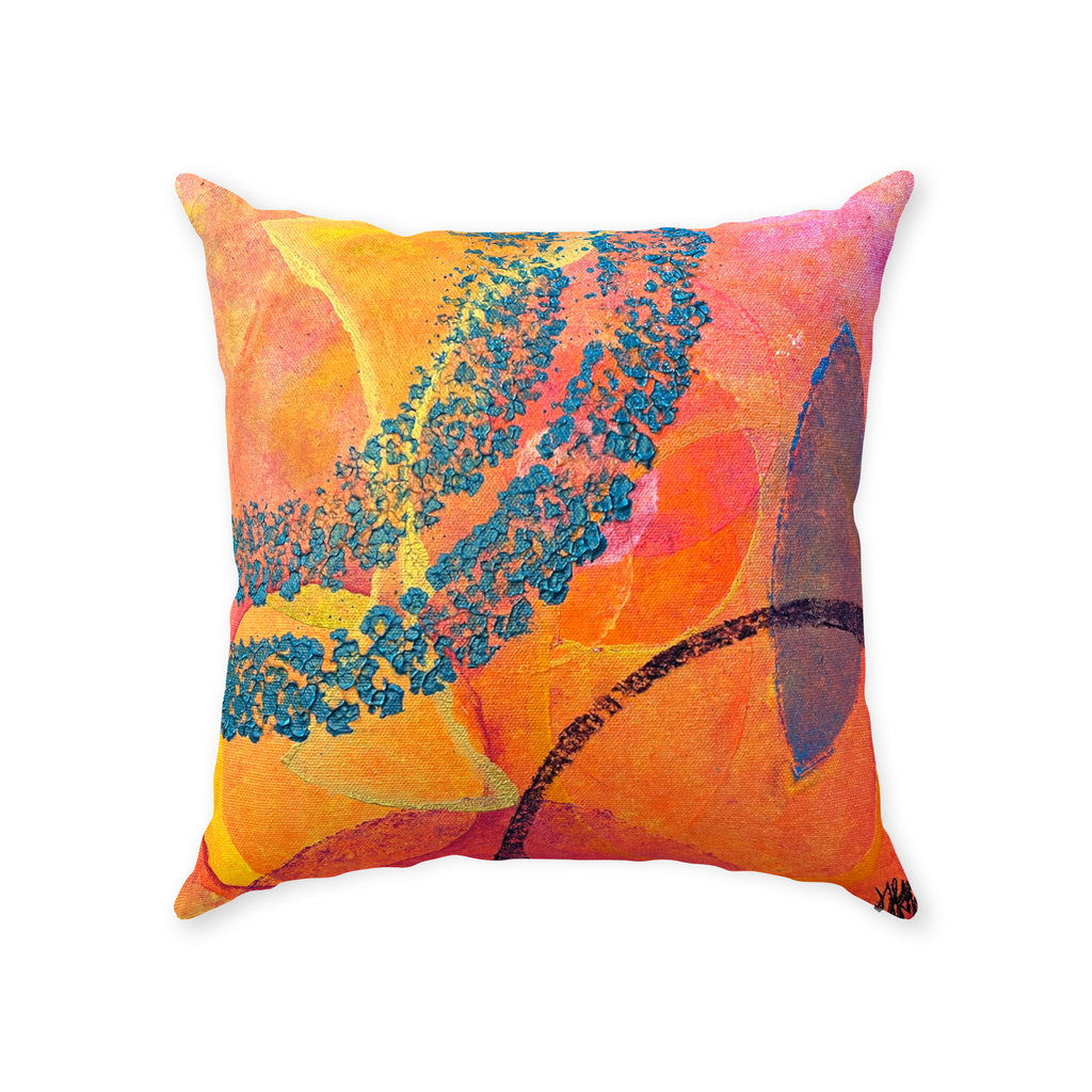 DIAPHANOUS Faux Suede Throw Pillows