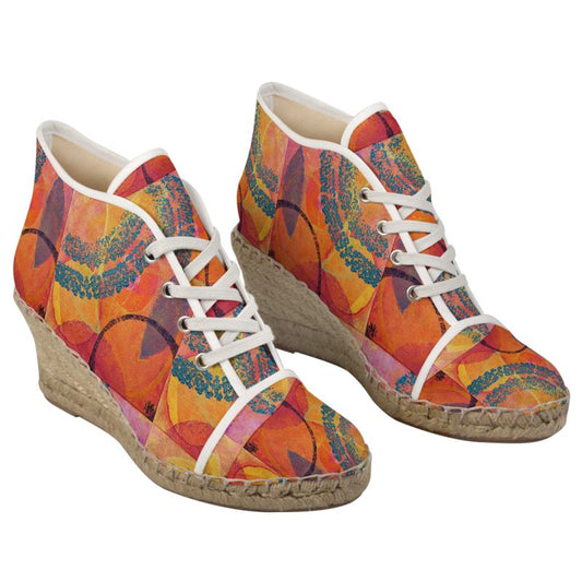 DIAPHANOUS Wedge Espadrilles