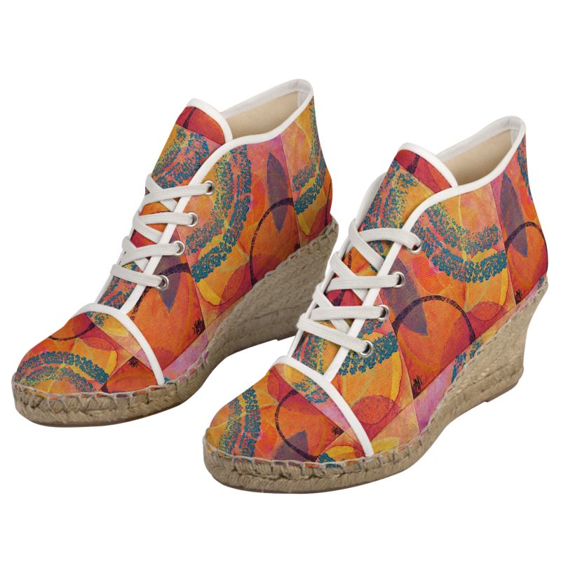 DIAPHANOUS Wedge Espadrilles