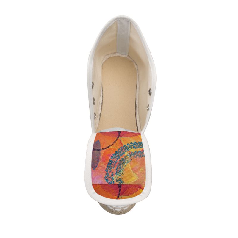 DIAPHANOUS Wedge Espadrilles