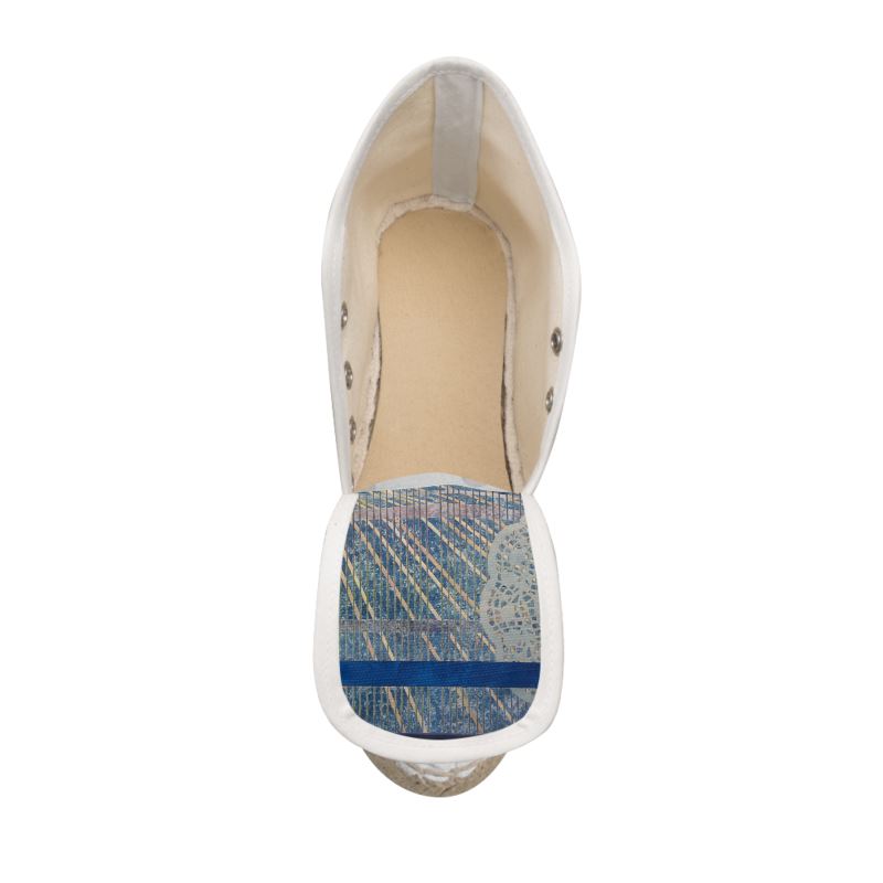 RENOIR’S PEACHES Wedge Espadrilles