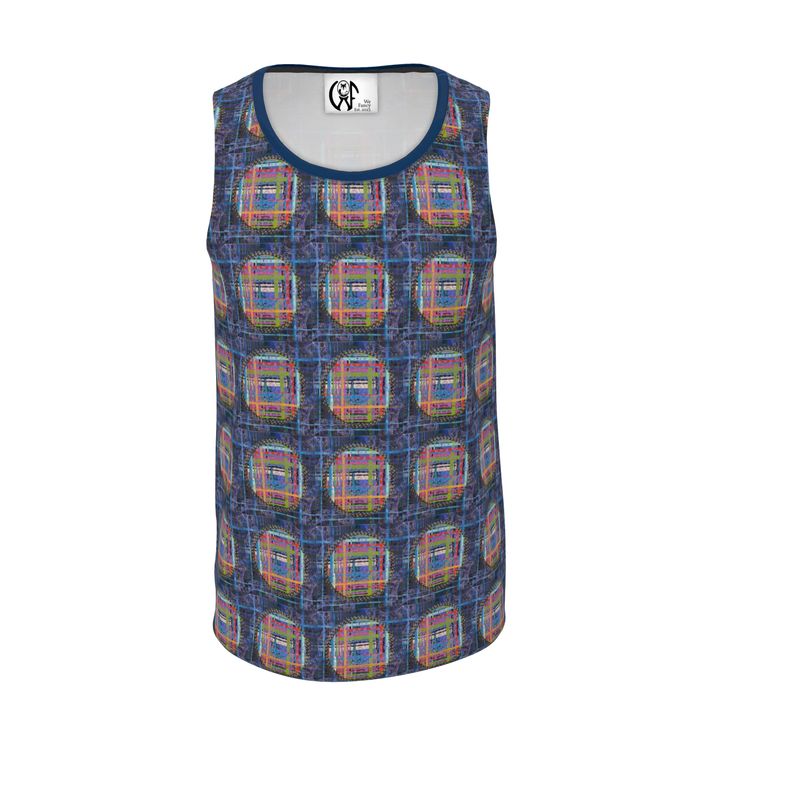 ANIMATED Ribbed Neck Tank Top