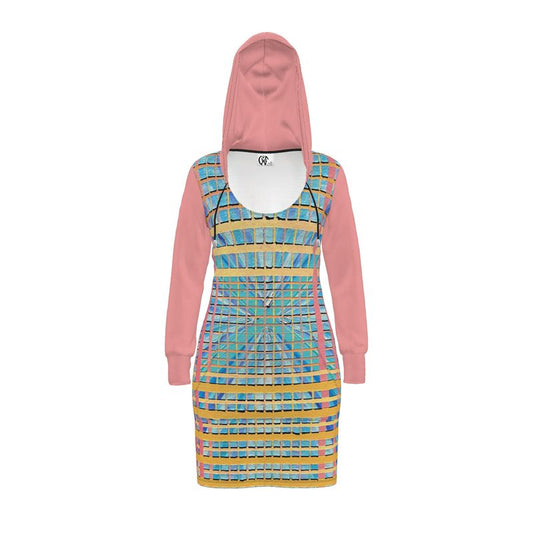 RISING, SETTING Hoodie Dress