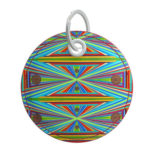 Premium Painted Edge Keyring