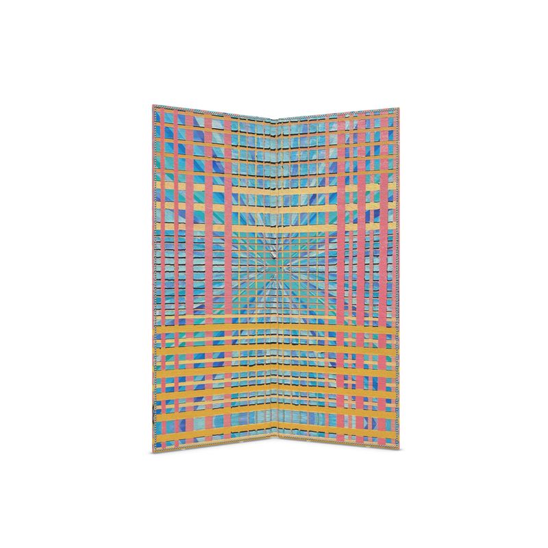 RISING, SETTING Folding Screen