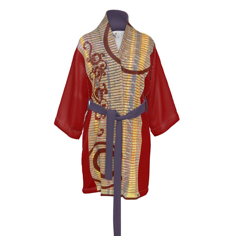 STILL LIFE WITH STRAWBERRIES Kimono Robe