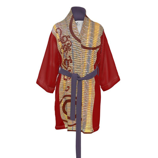 STILL LIFE WITH STRAWBERRIES Kimono Robe