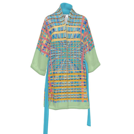 RISING, SETTING Kimono Robes