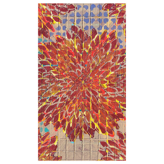 BOUQUETS OF COLOR MADE HER SMILE Tablecloths 58 x 102 IN