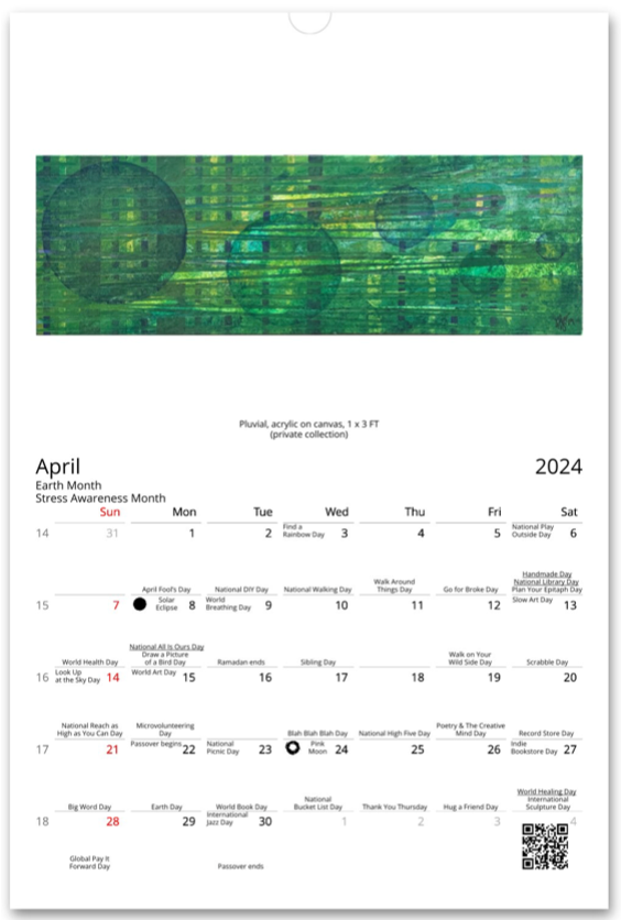 SOLAMENTE COMMEMORATIVE COLLECTION:  Limited Edition Monthly Calendar for 2024